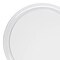 Clear Flat Round Disposable Plastic Dinner Plates - 10" (120 Plates)